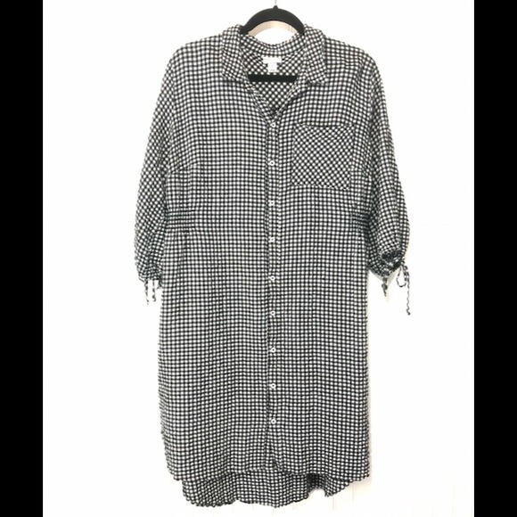 Ava & Viv Dresses & Skirts - Ava & Viv Gingham Hi Low Dress 2X